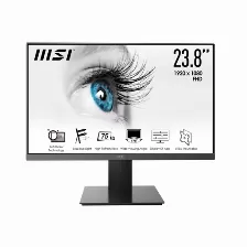  Monitor Msi Pro Mp241x Lcd, 23.8 Pulgadas, 1xhdmi, 1xvga, 1920 X 1080 Pixeles, Respuesta 7 Ms, 60 Hz, Panel Ips, Color Negro